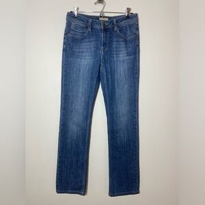 Burberry Brit Jeans Womens 28 Blue Stretfield Straight Leg Cotton Denim 28x34